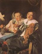 LEYSTER, Judith Carousing Couple (mk08) oil painting picture wholesale